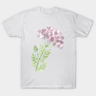 Angelica flower, watercolor painting T-Shirt